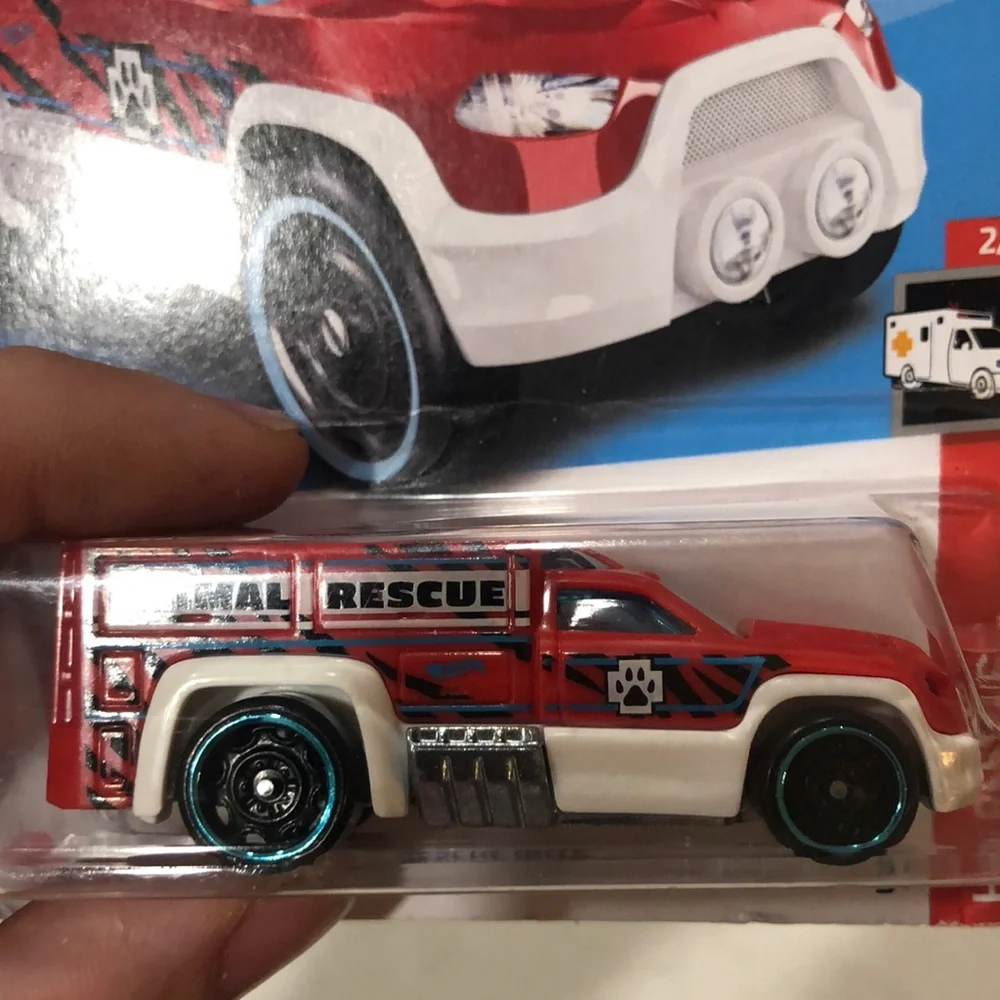Rescue Duty Toy Car - Red and White